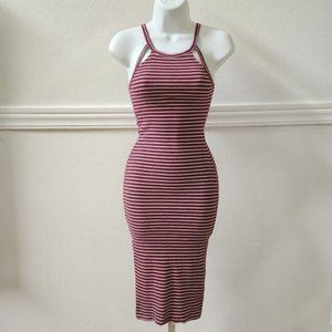 New Look Striped Midi Tank Dress size Small